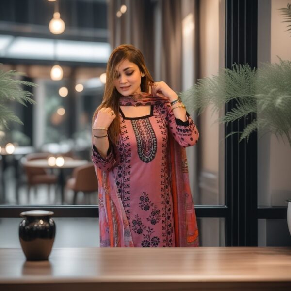 সুতি কাপড়ের ওপর আফসান প্রিন্ট