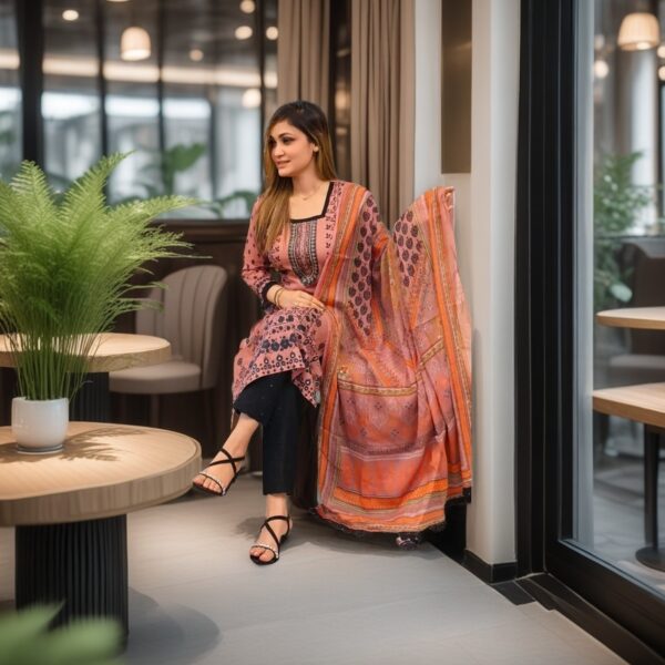 সুতি কাপড়ের ওপর আফসান প্রিন্ট - Image 2