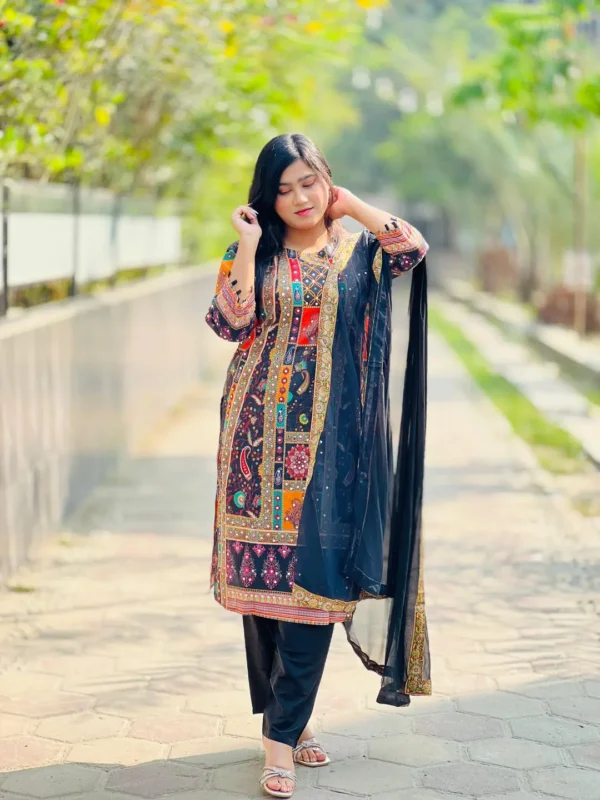 নিউ কালেকশন থ্রি-পিস