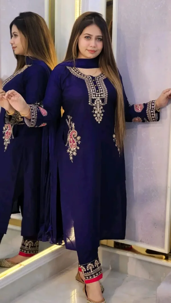 শিপন জর্জেট থ্রি-পিস