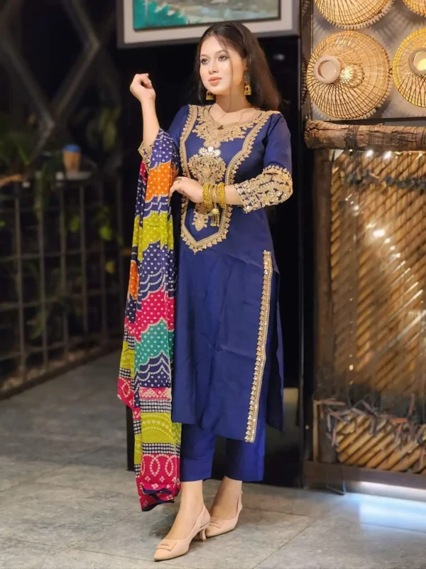🥰বুটিকস থ্রি-পিস🥰
